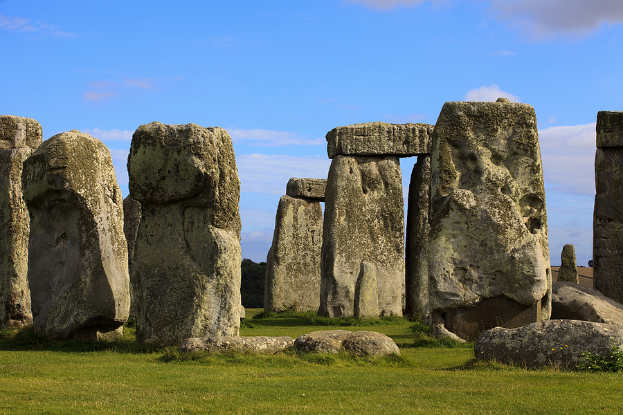 Stonehenge (england), Uk – August 06, 2015: Stonehenge Megalithi